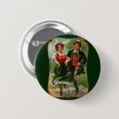 Knoppen met Hart Vol Levensvreugde Ronde Button 5,7 Cm (Voorkant /achterkant)