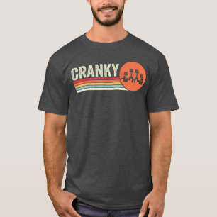 Knorrig auto motor krukas auto liefhebber monteurs t-shirt