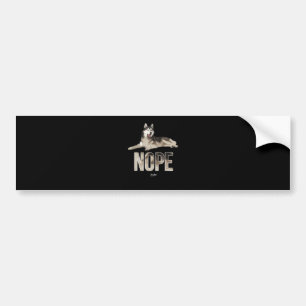 knorrig  Hope Siberian Husky Eigenaar Husky Dog Fu Bumpersticker