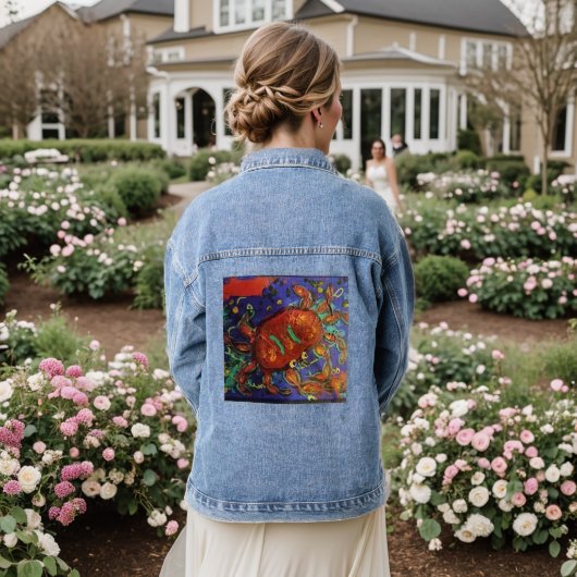 Knorrige jeans jas denim jacket (Huwelijk Achterkant)