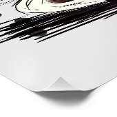 knorrige koffie perfect poster (Hoek)