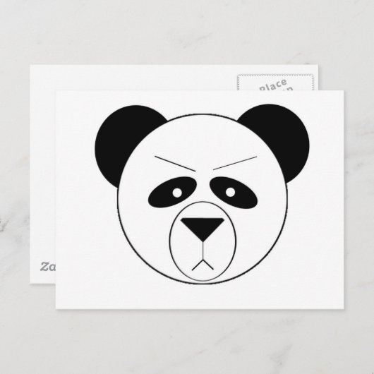 Knorrige Panda Briefkaart (Voorkant / Achterkant)