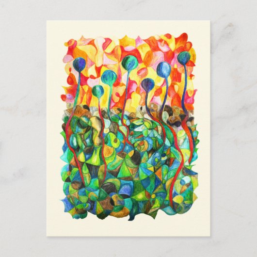 Knospen Briefkaart (Voorkant)