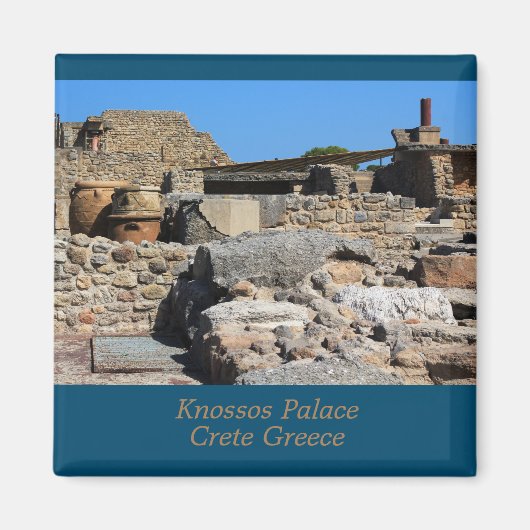 Knossos Palace, Kreta Griekenland Magnet Magneet (Voorkant)