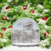 Knossos Palace Snow Globe – Heraklion Crete Greece Sneeuwbol (Kerstmis)