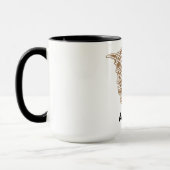 Knot Celtique 16e siècle Capitale décorative V Mug (Gauche)