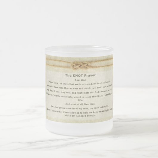 Knot Prayer Matglas Koffiemok (Center)