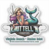 Knot Tell'n Charters Logo Sticker (Voorkant)