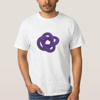 Knoted Torus - Paars T-shirt