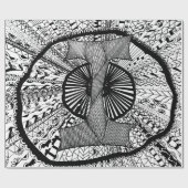 Knots of Silence Wrap Cadeaupapier (Vlak)