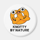 Knotty by Natuur Funny Pretzel Pun Magneet (Voorkant)