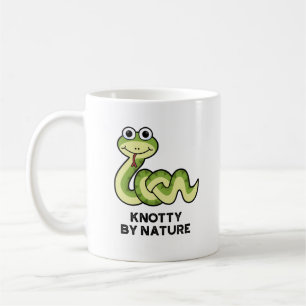 Knotty by Natuur Funny Snake Pun Koffiemok
