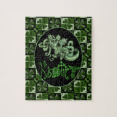 Knotty Celtic Knot Irish Dragon Jigsaw Puzzle (Vertical)