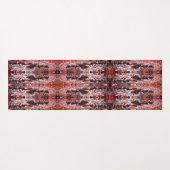 Knotty Cement Ikat Sangria Yogamat (Achterkant (horizontaal))