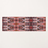 Knotty Cement Ikat Sangria Yogamat (Voorkant (horizontaal))