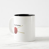 Knotty Knitter Mug à deux tons (Devant gauche)