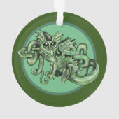 Knotty lil Dragon! Céltic Knot Ornament (dos)