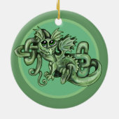 Knotty lil Dragon!Celtic Knot Ornament (Achterkant)