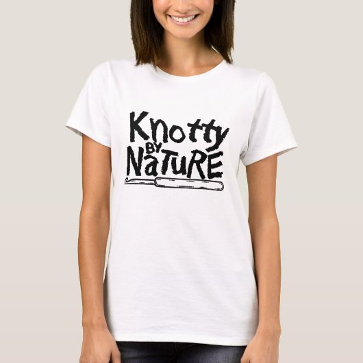 Knotty van Natuur Crochet Tshirt (Voorkant)