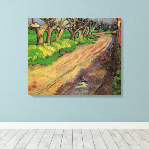 Knotwilgen van Vincent van Gogh Canvas Afdruk
