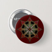 Knotwork Chaos Star Button (Voorkant /achterkant)