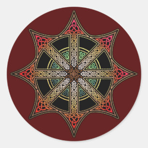 Knotwork Teken van Chaos Stickers