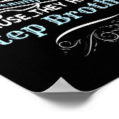 Know Heaven Is A Beautiful Place They Have My Step Poster (Hoek)