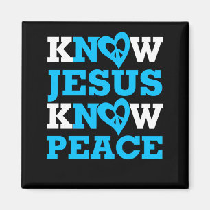 Know Jesus Know Peace Magneet