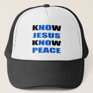 kNOw Jezus kNOw Vrede Trucker Pet