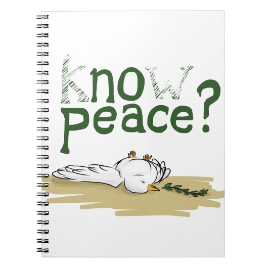Know Peace Civil Rights Activist Journal (Devant)