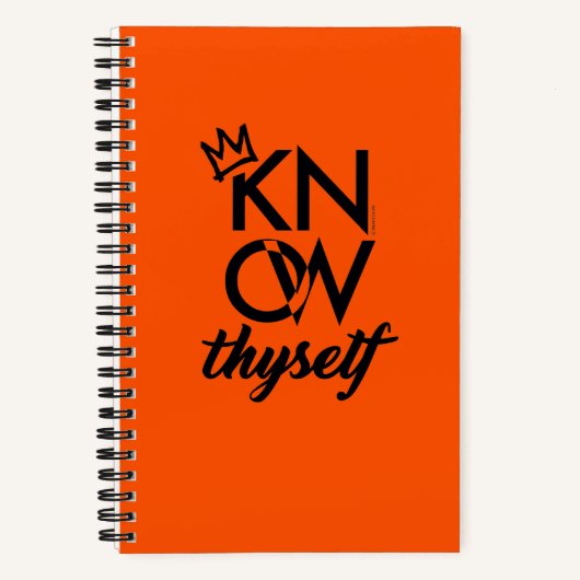 KNOW THYSELF Tactical Journal | Int Orange (Recto)