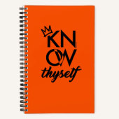 KNOW THYSELF Tactical Journal | Int Orange Notitieboek (Voorkant)