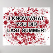 Know What You Did Last Summer Poster (Voorkant)