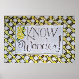 Know Wonder! - Art mural