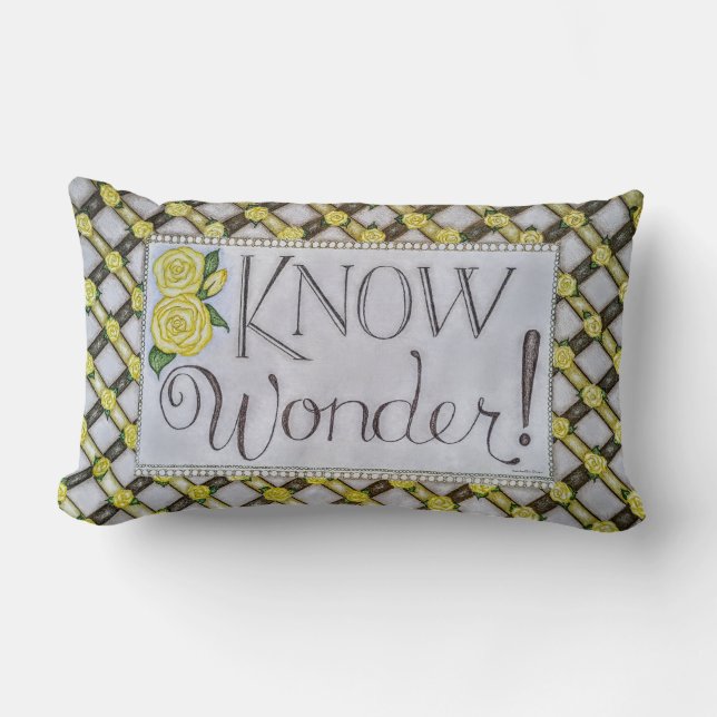 Know Wonder! - Kussen (Lenden) (Voorkant)