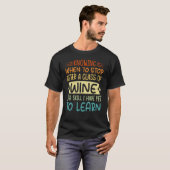 Knowing When To Stop After A Glass Of Wine - Sarca T-shirt (Voorkant volledig)