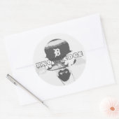 Knowledge Circle-Sticker Ronde Sticker (Envelop)