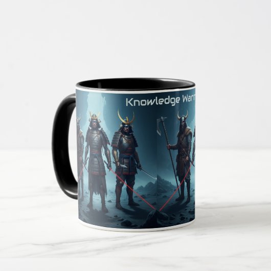 Knowledge Warriors Mug Mok (Voorkant links)