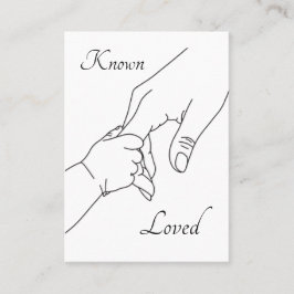 Known & Loved – Psalm 139 Pro-Life Prayer Card Plaatskaartje