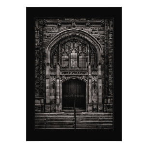 Knox College Entrance No 1 met Border Foto Afdruk
