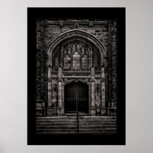 Knox College Entrance No 1 met Border Poster