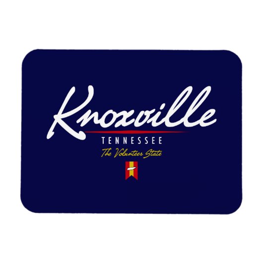 Knoxville Script Magneet (Horizontaal)