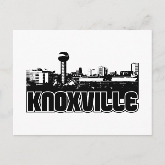 Knoxville Skyline Briefkaart (Voorkant)