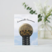 Knoxville Sunsphere Briefkaart (Staand voorkant)
