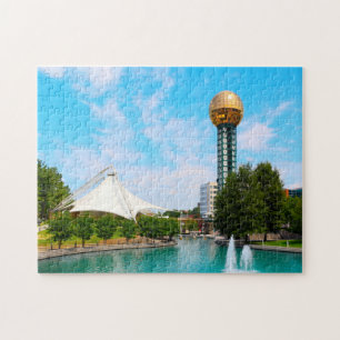 Knoxville Tennessee. Jigzaag Puzzle Legpuzzel
