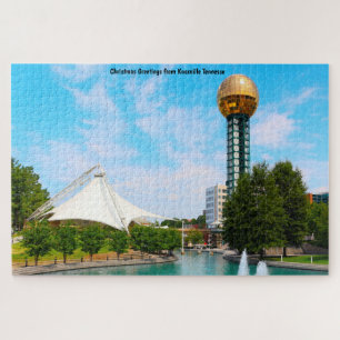 Knoxville Tennessee. Jigzaag Puzzle Legpuzzel