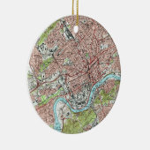 Knoxville Tennessee Map (1978) Keramisch Ornament (Rechts)