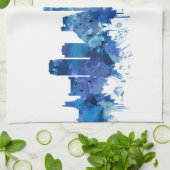 Knoxville Tennessee Skyline Blue Theedoek (Gevouwen)