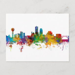 Knoxville Tennessee Skyline Briefkaart