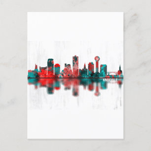 Knoxville Tennessee Skyline Uitnodiging Briefkaart